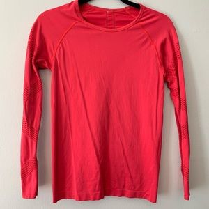 Fabletics Perforated Long Sleeve Athletic Top.